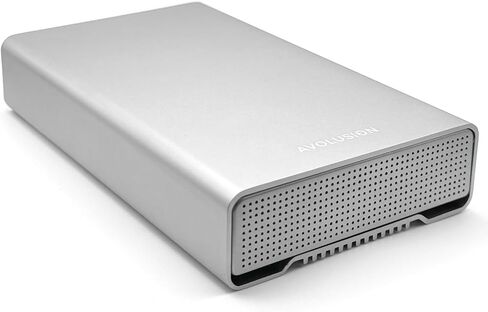 Avolusion PRO-G1 Series 10TB USB 3.2 Gen 2 (10Gbps) USB-C External Hard Drive w/USB HUB for Windows or MacOS Desktop PC/Laptop (Silver) (Renewed) in Saudi Arabia