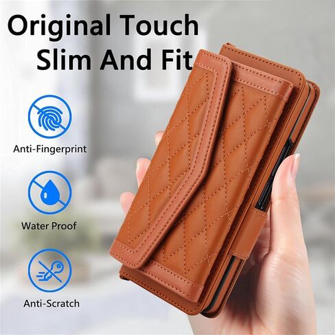 حافظة هاتف Asuwish لهاتف Samsung Galaxy Z Fold 4 5G 2022 مع غطاء خلوي بمحفظة RFID وحامل بطاقة الائتمان وفتحة كتف وحزام كروس وحامل من مادة TPU ZFold4 Z4 Fold4 4Z ZFold45G للنساء والرجال والفتيات باللون الأسود in Kuwait