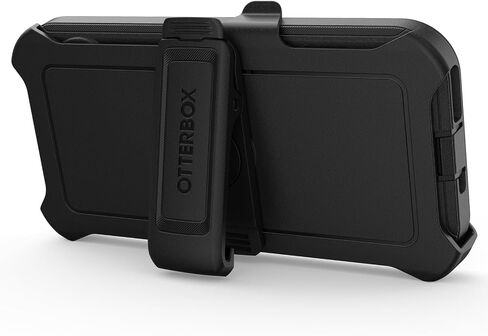 حافظة OtterBox Google Pixel 9 & 9 Pro Defender Series - سوداء، متينة ومتينة، مع حماية للمنافذ، وتتضمن حامل بمشبك in Saudi Arabia