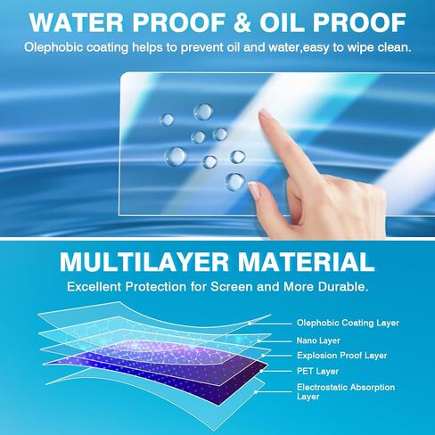واقي شاشة Karltys 2023 2024 2025 Ariya لنيسان Ariya 2023 2024 2025 شاشة Navi & Dash مقاس 12.3 بوصة، واقي شاشة لمس نانو لملحقات Ariya HD مضاد للوهج ومضاد للخدش in Kuwait