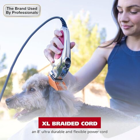 مجموعة أدوات العناية بالكلاب ذات الحبال المعدنية بالكامل من سلسلة Wahl USA Pro، ماكينة قص الكلاب فائقة الهدوء مع غطاء معدني لتشغيل أكثر هدوءًا وبرودة - موديل 3026335 in Kuwait