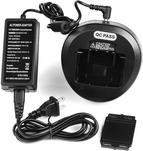 شاحن سطح المكتب متوافق مع راديو Vertex VX231 VX261 VX351 VX354 VX451 VX454 VX459 VX531 EVX539 جهاز اتصال لاسلكي لشحن بطارية قاعدة حامل CD-58 FNB-V130LI V131 V132LI V133LI V134LI in Kuwait