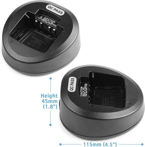 شاحن سطح المكتب متوافق مع راديو Vertex VX231 VX261 VX351 VX354 VX451 VX454 VX459 VX531 EVX539 جهاز اتصال لاسلكي لشحن بطارية قاعدة حامل CD-58 FNB-V130LI V131 V132LI V133LI V134LI in Kuwait