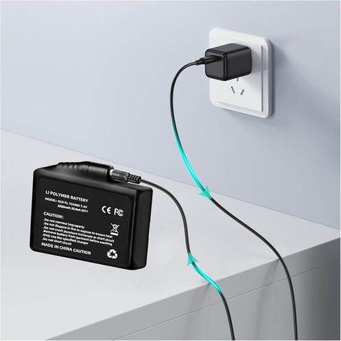 حزمة بطارية 3500 مللي أمبير 7.4 فولت مكونة من قطعتين، بطاريات للقفازات الساخنة، استبدال بطارية ليثيوم بوليمر قابلة لإعادة الشحن، جوارب، قبعات، قفازات، سترة، سترة، واقي يد، أحذية طويلة، قبعة، دعامات الركبة in Kuwait