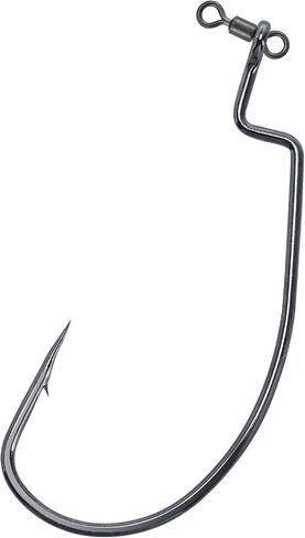 Dr.Fish 30 Pack Drop Shot Swivel Hooks EWG Hooks Bass Fishing Hook Freshwater Drop Shot Rig Hooks Soft Plastic Worm Swimbait Hooks in Saudi Arabia