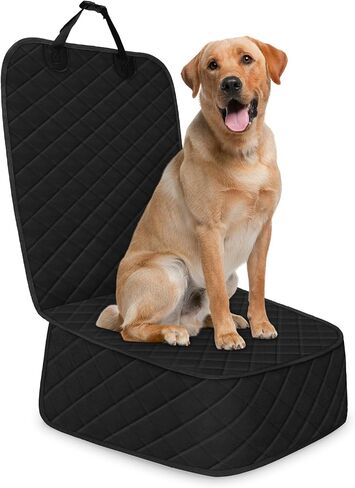 Tuwubi Dog Seat Cover Front Seat, Waterproof Car Seat Covers for Dogs, Scratch-Proof Captain Chair Bucket Seat Covers, Full Protection Pet Car Seat Protector for SUV MPV Truck Sedan(S, Black, 1 Set) in Saudi Arabia