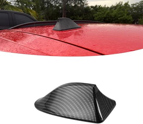 1 PC Shark Fin Antenna Cover for Car, Car Antenna Topper, Vehicle Shark Fin Shape Cover with Adhesive Tape, Universal Car Accessories for Most Cars, SUVs, Vans (Black) in Kuwait