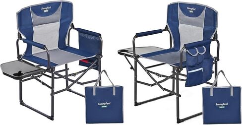 SUNNYFEEL Oversized DirectorsCamping Chair for Adults with Side Table in Saudi Arabia
