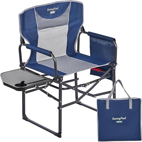 SUNNYFEEL Oversized DirectorsCamping Chair for Adults with Side Table in Saudi Arabia