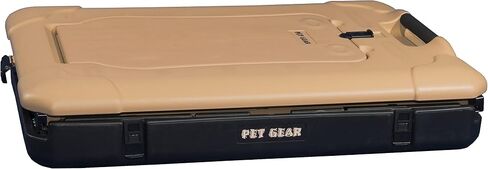 قفص فولاذي "The Other Door" بأربعة أبواب للكلاب والقطط مع باب على طراز المرآب من Pet Gear، يتضمن سريرًا فخمًا + حقيبة سفر، لا يتطلب أدوات، 3 موديلات، 3 ألوان in Saudi Arabia