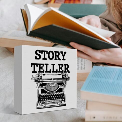 Writer Gift for Women Men, Author Novelist Typewriter Gift Writing Lover Journalist Christmas Birthday Gift, Writer Home Office Farmhouse Desk Decor Wooden Sign, Someone Out There Needs Your Writing in Saudi Arabia