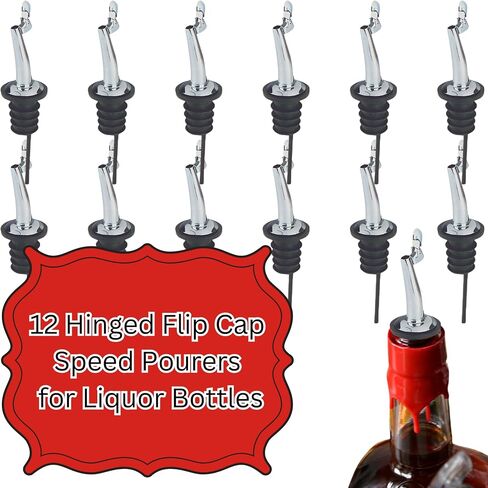 Twelve-Piece Pourer Set, Chrome in Saudi Arabia