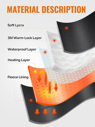 Heated Gloves with Rechargeable 7.4V 2800mAh Battery for Men and Women,Wear-Resistant Heated Work Gloves,Thin, Soft in Saudi Arabia