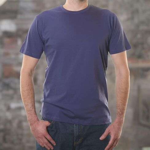 Organic Signatures Crewneck 100% Certified Organic Cotton, Soft Shirts for Men in Saudi Arabia