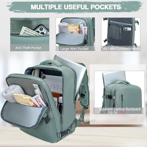 لSpirit Airlines حقيبة العناصر الشخصية 18x14x8 بوصة حقيبة السفر حجم العنصر الشخصي تحمل على متن الطائرة المعتمدة العنصر الشخصي حقيبة السفر حقيبة السفر للنساء والرجال حقيبة السفر in Kuwait