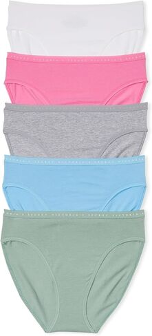Victoria's Secret 5-Pack Stretch Cotton High-Leg Brief Panties in Saudi Arabia