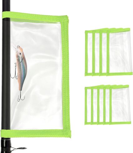 PATIKIL Fishing Lure Wrap, Durable PVC Lure Covers Fishing Hook Covers Baits Storage Easily See Lures Keep Fishing Safe in Saudi Arabia