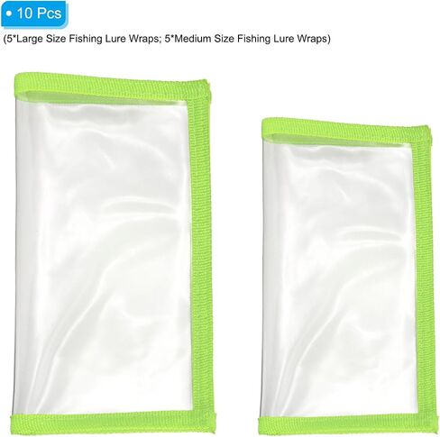 PATIKIL Fishing Lure Wrap, Durable PVC Lure Covers Fishing Hook Covers Baits Storage Easily See Lures Keep Fishing Safe in Saudi Arabia