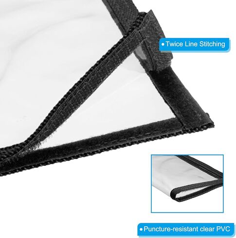 PATIKIL Fishing Lure Wrap, Durable PVC Lure Covers Fishing Hook Covers Baits Storage Easily See Lures Keep Fishing Safe in Saudi Arabia