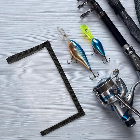 PATIKIL Fishing Lure Wrap, Durable PVC Lure Covers Fishing Hook Covers Baits Storage Easily See Lures Keep Fishing Safe in Saudi Arabia