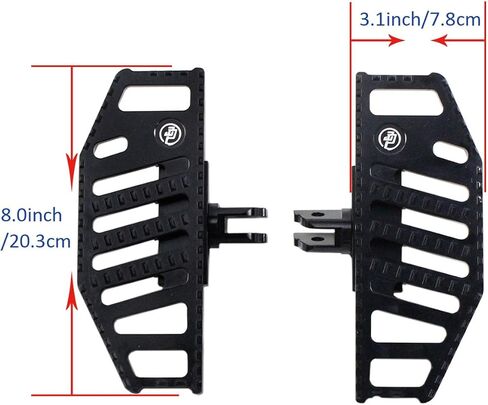 POWER JAMES Mini Rider's Black Foot Pedal Floorboard Control for Harley Davidson 84-2017 Softail Dyna Low Rider, Softail Standard, Street Bob, Fat Bob, and Touring Passenger's (For 2017 Before) in Kuwait