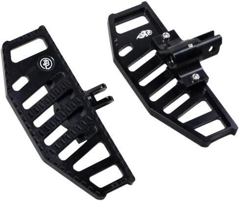POWER JAMES Mini Rider's Black Foot Pedal Floorboard Control for Harley Davidson 84-2017 Softail Dyna Low Rider, Softail Standard, Street Bob, Fat Bob, and Touring Passenger's (For 2017 Before) in Kuwait