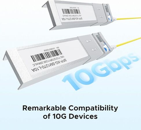 1 Pair 10G SFP+ BIDI Transceiver, LC Single Mode SFP Module SMF, 10GBASE-BIDI 1270nm/1330nm, Up to 20Km, for Switch, Router, Firewall, Network Card, Media Converter etc in Kuwait