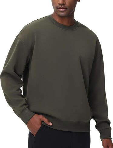 كنزة صوفية فضفاضة للرجال من THE GYM PEOPLE، خفيفة الوزن وناعمة in Kuwait