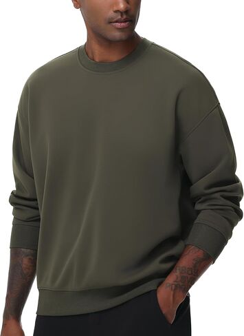 كنزة صوفية فضفاضة للرجال من THE GYM PEOPLE، خفيفة الوزن وناعمة in Kuwait