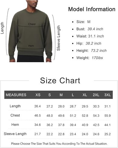 كنزة صوفية فضفاضة للرجال من THE GYM PEOPLE، خفيفة الوزن وناعمة in Kuwait