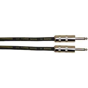 CBI SC Heavy Duty 14 Gauge 1/4" to 1/4" Speaker Cable, 6 Feet