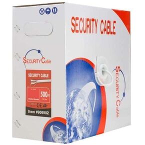 Cables Direct Online 500ft Solid 18/2 Alarm CCA Cable for Low Voltage LED, Burglar System, Fire Detector, Security Station, Door Bell, 18AWG 2 Conductors Wire