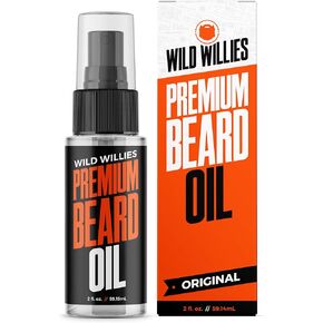 زيت وبلسم اللحية الفاخر من وايلد وليز - مكونات طبيعية وعضوية تعزز نمو اللحية السريع، وتزيل الحكة والقشرة - علاج منعم عميق يعيد الرطوبة - 2 أونصة، رائحة النعناع الرائعة in Kuwait