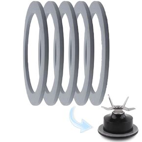 Blender O-Ring Gasket Seal 5 Pcs for Hamilton Beach Blender Parts Hamilton Beach Replacement Parts Hamilton Beach Food Processor Parts Hamilton Beach Blender Replacement Parts