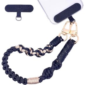 Cell Phone Lanyard, Macrame Phone Wrist Strap with Tether Tab, Phone Lanyard Wrist
