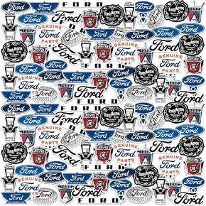 مجموعة متنوعة من الملصقات الفاخرة الكبيرة من الفينيل بعلامة Ford التجارية 50 قطعة - كمبيوتر محمول، زجاجة مياه، سجل القصاصات، الكمبيوتر اللوحي، لوح التزلج، داخلي/خارجي in Kuwait