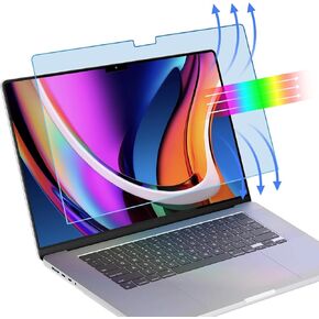 2-Pack Anti-Blue Light and Anti-Glare Screen Protectors for MacBook Pro 14" (2021-2023, M1, M2, M3)-A2918 A2992 A2442 A2779 Model, Scratch-Resistant and Easy to Install