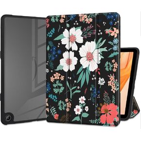 Batianda Premium Case for Amazon Fire Max 11 Tablet 2023 Release Designed Shockproof Cover with Clear Transparent Back Shell Soft TPU Bumper Auto Sleep/Wake,Pink Marble