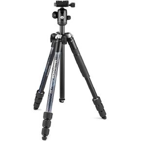 Manfrotto Element MII Camera Tripod, Travel Tripod in Aluminium with Ball Head and Carrying Bag, for Compact Cameras, CSC, DSLR, Photography Accessories for Content Creation and Vlogging