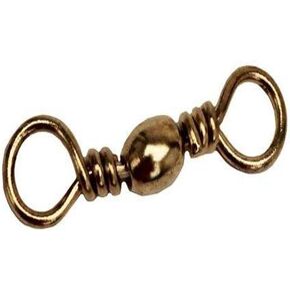 Eagle Claw Brass Barrel Swivel (Pack of 12)