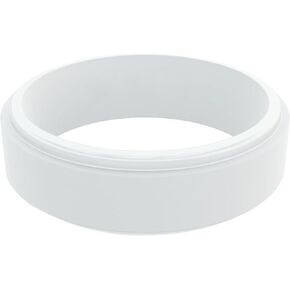 QALO Men's & Women's Narrow Polished Step Edge Silicone Ring Collection