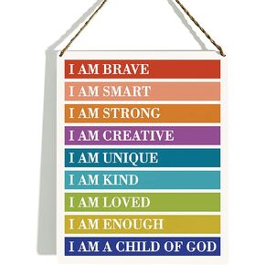 Psalm 23 The Lord is My shepherd Bible Verse Wall Art Sign Christian Psalm Sign Minimalist Modern Scripture Sign Baptism Gift Nursery, 8x10 Inch(GMS619)