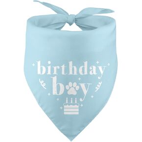 Birthday Boy Dog Bandana Dog Birthday Bandana Boy Blue Puppy Bandanas Boy Dog Birthday Decorations Photo Prop Pet Scarf Pet Accessories for Dog Lover