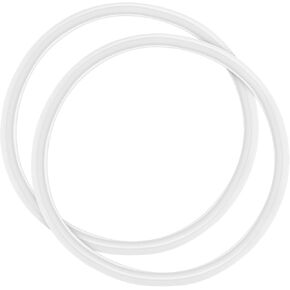 2pcs Silicone Sealing Rings, Pressure Cooker Rice Cooker Stovetop Pot Replacement Silicone Gasket Seal Rings Accessories for 16cm Pot Inner Diameter