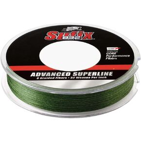 Sufix, 832 Advanced Superline, 8 lbs Tested, 0.007" Diameter, 300 Yards, Low Vis Green (660-108G)