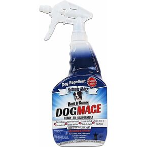 Nature’s MACE Dog Repellent 40oz Spray,Treats 1,000 Sq. Ft., Keep Dogs Out of Your Lawn and Garden,Train Your Dogs to Stay Out of Bushes/Safe to use Around Children & Plants