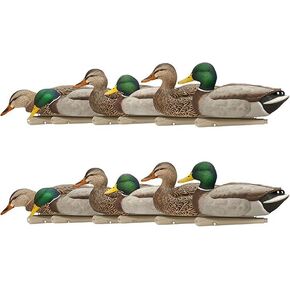Avian X Topflight Floating Fusion Mallards with Rugged Design and True to Life Postures for Hunting Purposes, Outdoor Sports, and Recreation