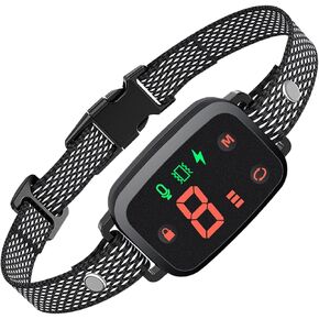 طوق النباح التلقائي للكلاب الكبيرة، طوق لحاء الكلب السترونيلا قابل لإعادة الشحن، طوق تدريب مضاد للنباح مع 8 صدمات اهتزاز صوتية قابلة للتعديل، طوق النباح للكلاب الصغيرة المتوسطة in Kuwait