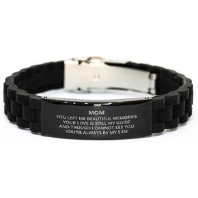 Mom Bracelet, You Left Me Beautiful Memories, Best Memorial Gifts for Men Women