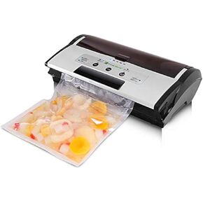 Fresh World FW-3150 Commercial Automatic Vacuum Sealer with Built-in Roll Storage, Cutter with starter Bags and Roll